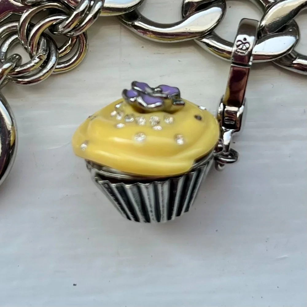 Juicy Couture Bling Yellow Cupcake Charm
